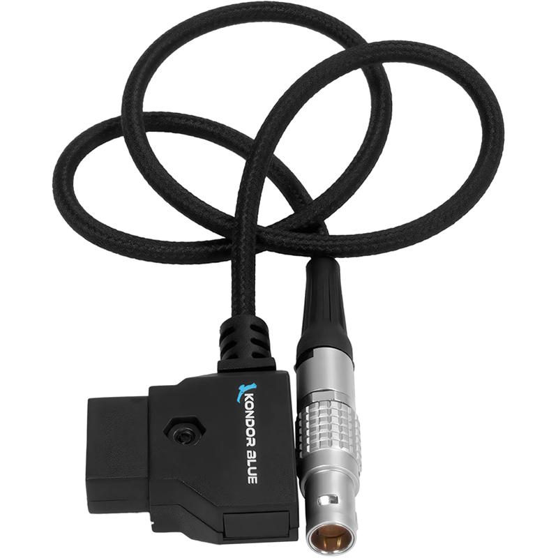 Kondor Blue D-Tap to PYXIS 2-Pin LEMO (0B Male) Power Cable for SmallHD, Teradek, Z CAM